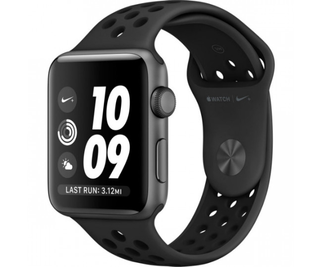 Apple Watch Series 3 Nike+ 42mm Space Alum Case with Anthracite/Black Nike Sport Band (MQ182) б/в