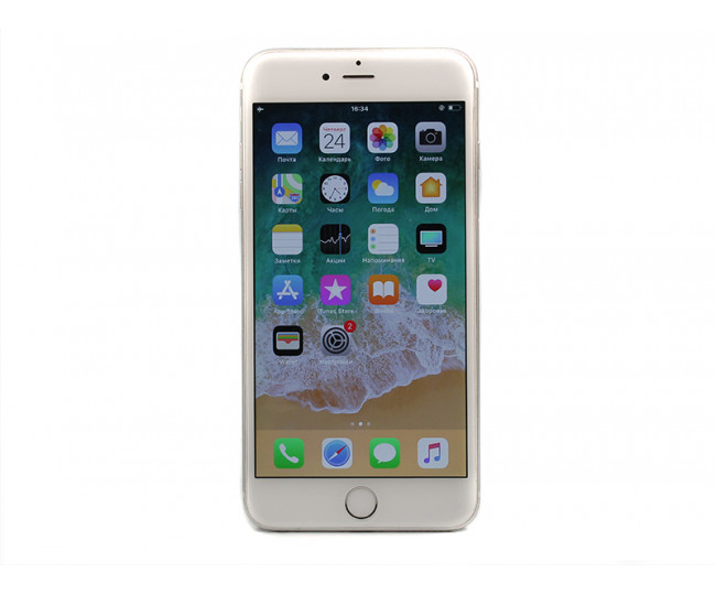 iPhone 6 Plus 64gb, Silver б/у 3/5