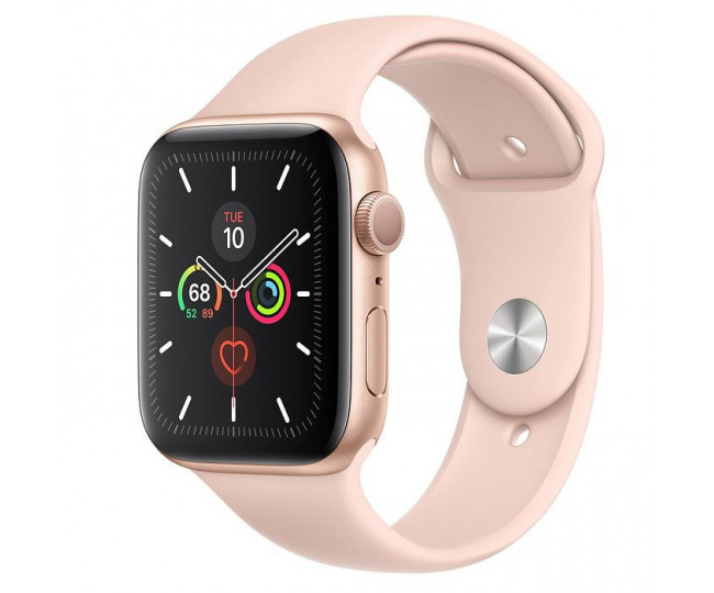 Apple Watch Series 5 44mm Gold Alum. w. Pink Sand Sport b. Gold Alum. (MWVE2) б/у