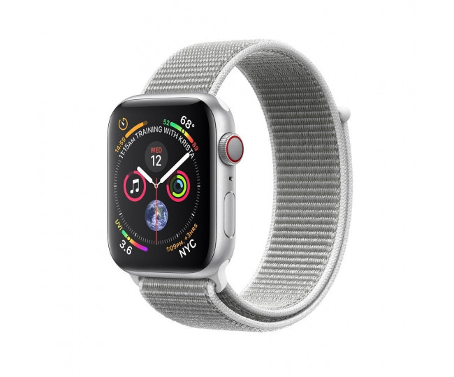 Apple Watch Series 4 GPS + Cellular 44mm Silver Aluminum Case with Sport Loop (MTUV2) б/у