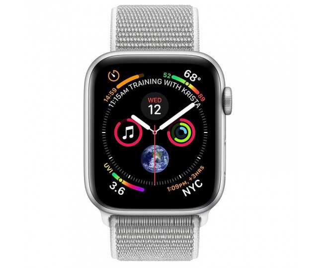 Apple Watch Series 4 GPS + Cellular 44mm Silver Aluminum Case with Sport Loop (MTUV2) б/у