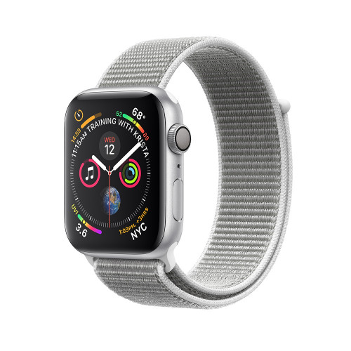 Apple Watch Series 4 (GPS) 44mm Silver Aluminum with Seashell Sport Loop (MU6C2) б/в