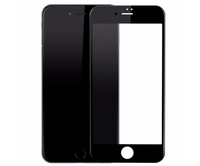 Защитное стекло 5D для iPhone 7/8 Black б/к