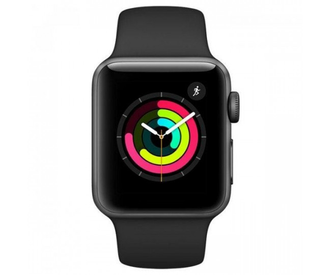 Apple Watch Series 3 GPS 42mm Space Grey Aluminium Case with Black Sport Band MTF32 бу