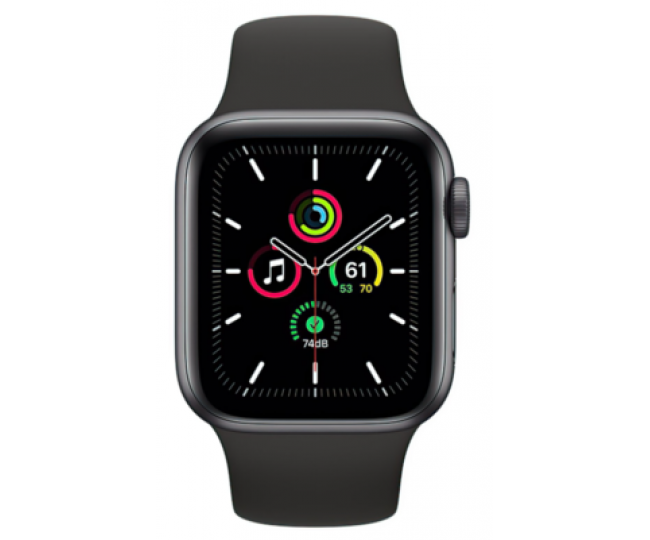 Apple Watch SE GPS + Cellular 44mm Space Gray Aluminum Case with Charcoal Sport L. (MYEU2/MYF12) б/у