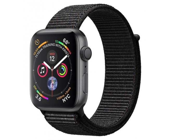 Apple Watch Series 4 GPS 44mm Gray Alum. w. Black Sport l. Gray Alum. (MU6E2) б/у