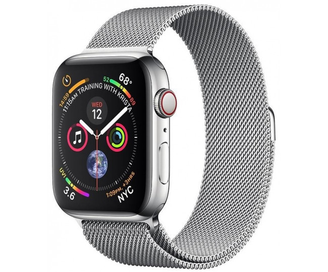 Apple Watch Series 4 44mm LTE Stainless Steel Casr Stainless Steel Milanese Loop(MTV42LL) б/у