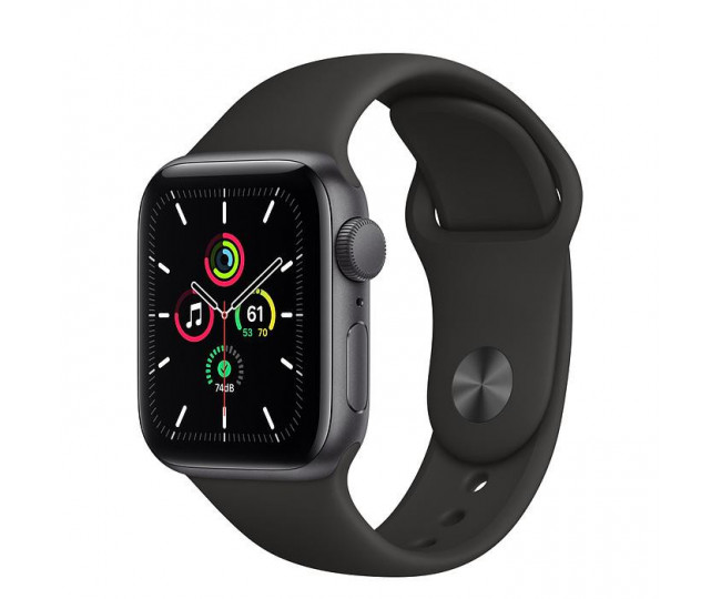 Apple Watch SE 40mm GPS Space Gray Aluminum Case w. Black Sport Band (MYDP2) б/у