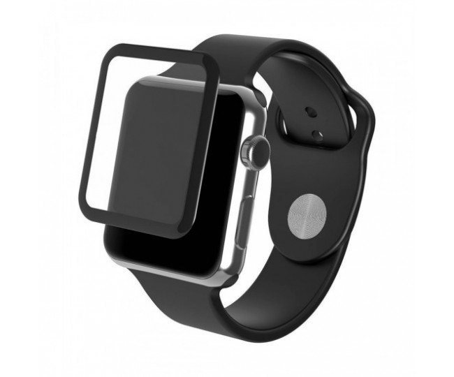 Защитное стекло 3D PMMA для Apple Watch 42mm Black