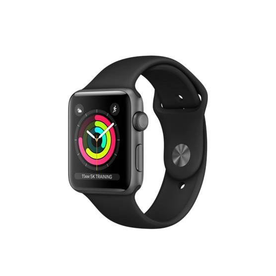 Часы Apple Watch Sport Series 3 42mm GPS Space Gray Aluminum Case Black Sport Band (MQL12) 5/5 б/у