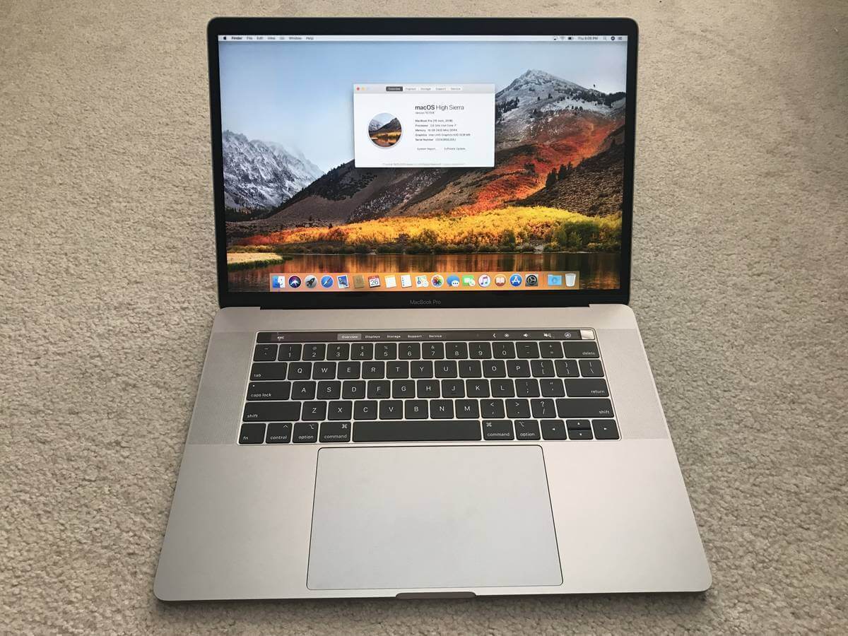 Apple MacBook Pro 15 Silver 2018 (MR972)