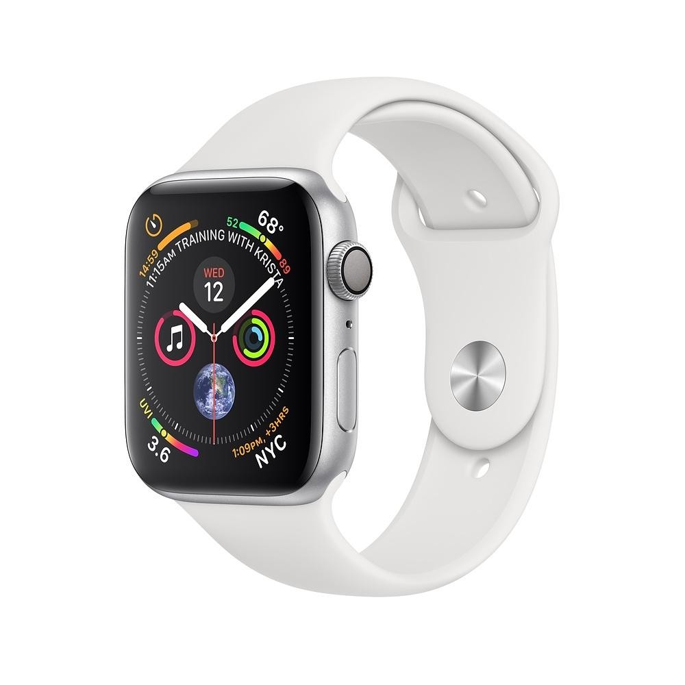 Apple Watch Series 4 GPS 44mm Silver Alum. w. White Sport b. Silver Alum. (MU6A2) 5/5 б/у