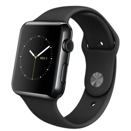 Apple Watch 42mm Space Black Stainless Steel Case with Black Sport Band (MLC82) 3/5 б/у