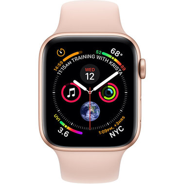 Apple Watch Series 4 40mm Gold Aluminum with Pink Sand Sport Band (MU682) б/у