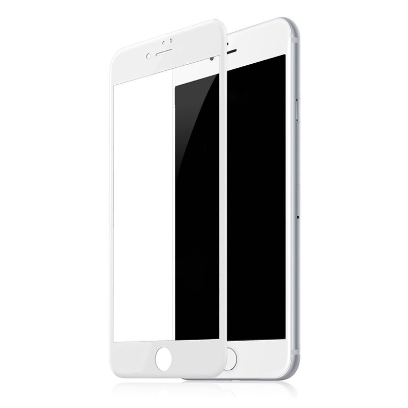 Защитное стекло 5D для iPhone 6Plus/6SPlus White б/к